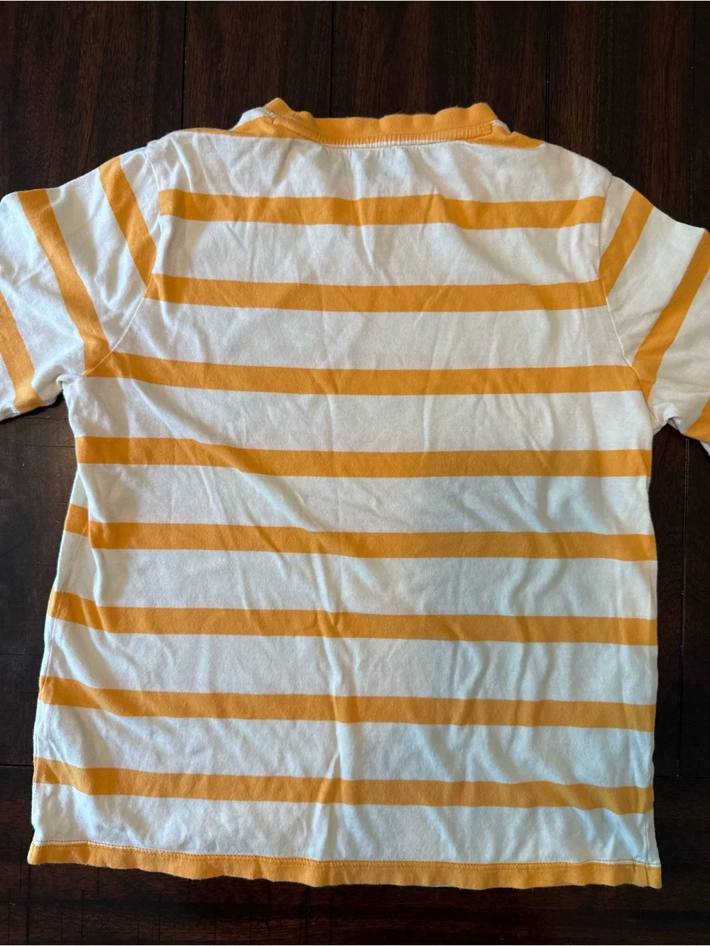 Vineyard Vines Kids Yellow Stripe Tee - Lobster Logo